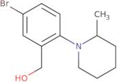 (5-Bromo-2-(2-methylpiperidin-1-yl)phenyl)methanol