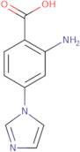 2-Amino-4-(1H-imidazol-1-yl)benzoic acid