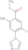 Methyl 2-amino-5-fluoro-4-(1H-imidazol-1-yl)benzoate