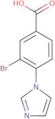 3-Bromo-4-(1-imidazolyl)benzoic acid