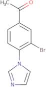 3'-bromo-4'-(1-imidazolyl)acetophenone
