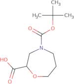 4-[(tert-Butoxy)carbonyl]-1,4-oxazepane-2-carboxylic acid