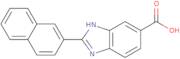 2-(Naphthalen-2-yl)-1H-1,3-benzodiazole-5-carboxylic acid