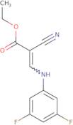 (E)-ethyl 2-cyano-3-((3,5-difluorophenyl)amino)acrylate