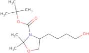 (R)-tert-Butyl 4-(4-hydroxybutyl)-2,2-dimethyloxazolidine-3-carboxylate