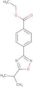 Ethyl 4-(5-isopropyl-1,2,4-oxadiazol-3-yl)benzoate