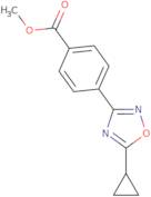 Methyl 4-(5-cyclopropyl-1,2,4-oxadiazol-3-yl)benzoate