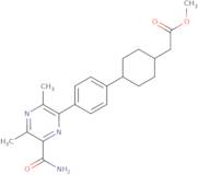trans-4-[4-[6-(Aminocarbonyl)-3,5-dimethyl-2-pyrazinyl]phenyl]cyclohexaneacetic Acid Methyl Ester