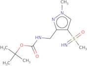 tert-Butyl N-({4-[imino(methyl)oxo-Î»6-sulfanyl]-1-methyl-1H-pyrazol-3-yl}methyl)carbamate