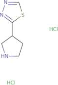 2-(Pyrrolidin-3-yl)-1,3,4-thiadiazole dihydrochloride