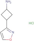 (1S,3S)-3-(1,2-Oxazol-3-yl)cyclobutan-1-amine hydrochloride, cis