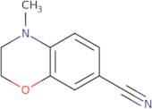 4-Methyl-3,4-dihydro-2H-1,4-benzoxazine-7-carbonitrile