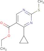 Ethyl 4-cyclopropyl-2-(methylthio)pyrimidine-5-carboxylate