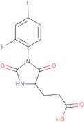 3-[1-(2,4-Difluorophenyl)-2,5-dioxoimidazolidin-4-yl]propanoic acid