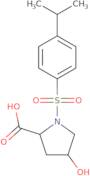 4-Hydroxy-1-[4-(propan-2-yl)benzenesulfonyl]pyrrolidine-2-carboxylic acid