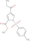 1H-Pyrrole-2-carboxylic acid, 1-[(4-methylphenyl)sulfonyl]-4-(1-oxopropyl)-, methyl ester