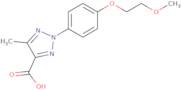 2-[4-(2-Methoxyethoxy)phenyl]-5-methyl-2H-1,2,3-triazole-4-carboxylic acid