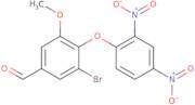 3-Bromo-4-(2,4-dinitrophenoxy)-5-methoxybenzaldehyde