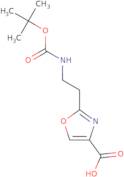 2-(2-{[(tert-Butoxy)carbonyl]amino}ethyl)-1,3-oxazole-4-carboxylic acid