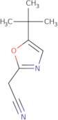 2-(5-(tert-Butyl)oxazol-2-yl)acetonitrile