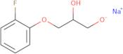 Sodium 3-(2-fluorophenoxy)-2-hydroxypropan-1-olate