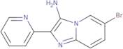 6-Bromo-2-(pyridin-2-yl)imidazo[1,2-a]pyridin-3-amine