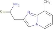 2-{8-Methylimidazo[1,2-a]pyridin-2-yl}ethanethioamide