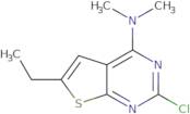 2-Chloro-6-ethyl-N,N-dimethylthieno[2,3-d]pyrimidin-4-amine