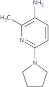 2-Methyl-6-(pyrrolidin-1-yl)pyridin-3-amine