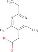 2-(2-Ethyl-4,6-dimethylpyrimidin-5-yl)acetic acid