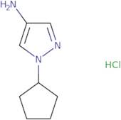 1-cyclopentyl-1h-pyrazol-4-amine hcl