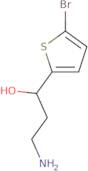 3-Amino-1-(5-bromothiophen-2-yl)propan-1-ol