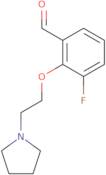 3-Fluoro-2-(2-(pyrrolidin-1-yl)ethoxy)benzaldehyde