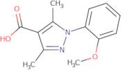 1-(2-Methoxyphenyl)-3,5-dimethyl-1H-pyrazole-4-carboxylic acid