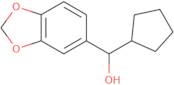 (1,3-Dioxaindan-5-yl)(cyclopentyl)methanol