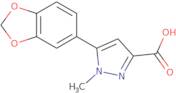 5-(1,3-Dioxaindan-5-yl)-1-methyl-1H-pyrazole-3-carboxylic acid