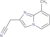 2-{8-Methylimidazo[1,2-a]pyridin-2-yl}acetonitrile