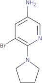 5-Bromo-6-(pyrrolidin-1-yl)pyridin-3-amine