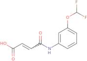 (2Z)-4-{[3-(Difluoromethoxy)phenyl]amino}-4-oxobut-2-enoic acid