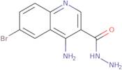 4-Amino-6-bromoquinoline-3-carbohydrazide