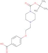 4-{2-[4-(tert-Butoxycarbonyl)piperazin-1-yl]ethoxy}benzoic acid