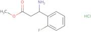 Methyl 3-amino-3-(2-fluorophenyl)propanoate hydrochloride