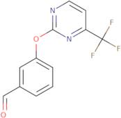 3-{[4-(Trifluoromethyl)pyrimidin-2-yl]oxy}benzaldehyde