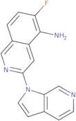 6-(Fluoro-19F)-3-(1H-pyrrolo[2,3-c]pyridin-1-yl)-5-isoquinolinamine