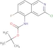 tert-Butyl N-(3-chloro-6-fluoroisoquinolin-5-yl)carbamate