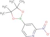 2-Nitro-4-(tetramethyl-1,3,2-dioxaborolan-2-yl)pyridine