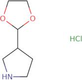 3-(1,3-Dioxolan-2-yl)pyrrolidine hydrochloride