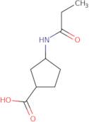 rac-(1R,3S)-3-Propanamidocyclopentane-1-carboxylic acid