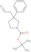 tert-Butyl 3-(2-oxoethyl)-3-phenylpyrrolidine-1-carboxylate