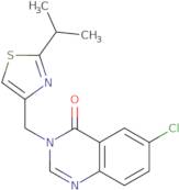 6-Chloro-3-{[2-(propan-2-yl)-1,3-thiazol-4-yl]methyl}-3,4-dihydroquinazolin-4-one